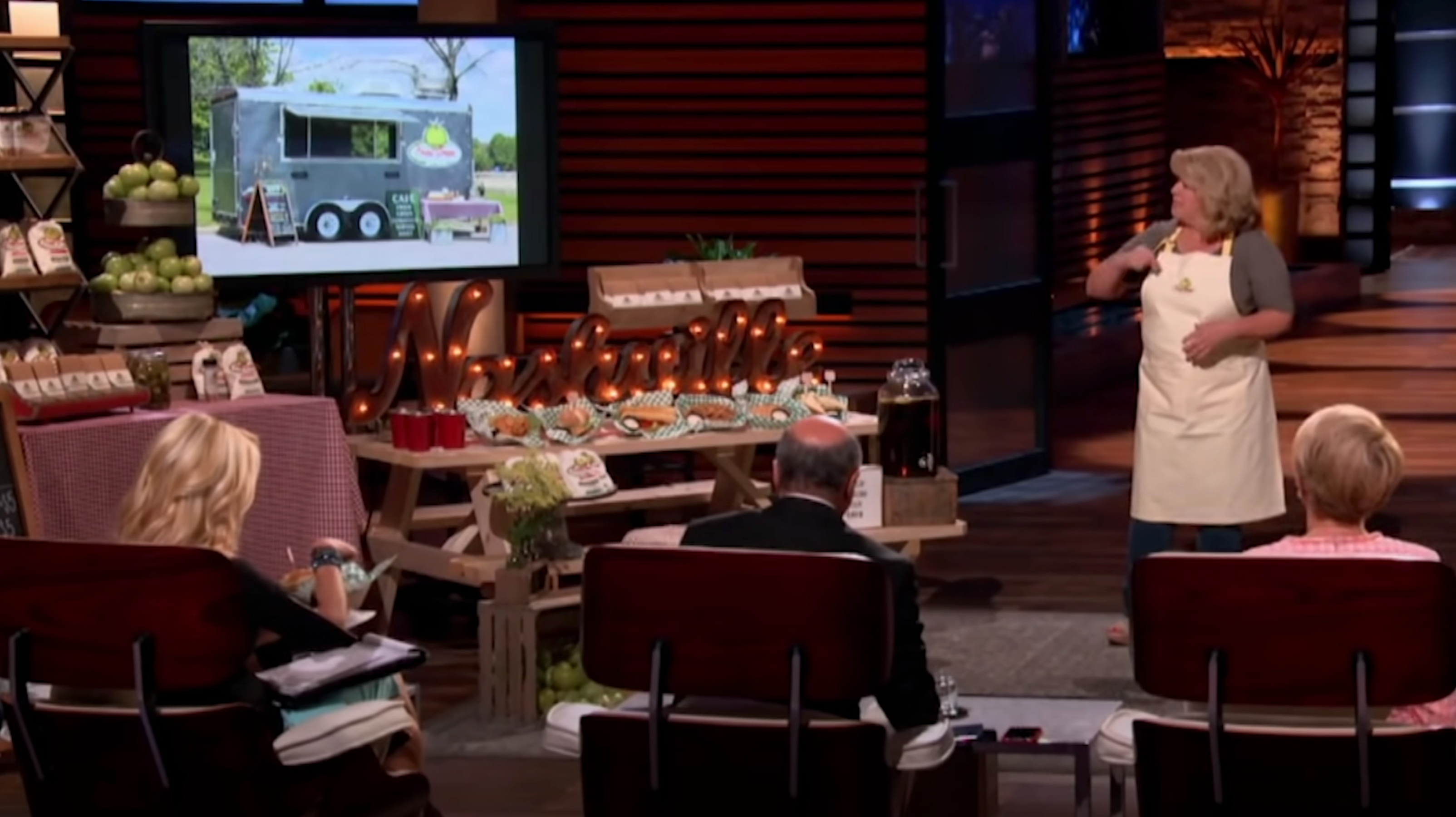 Load video: Video of the Shark Tank episode featuring Fried Green Tomatoes